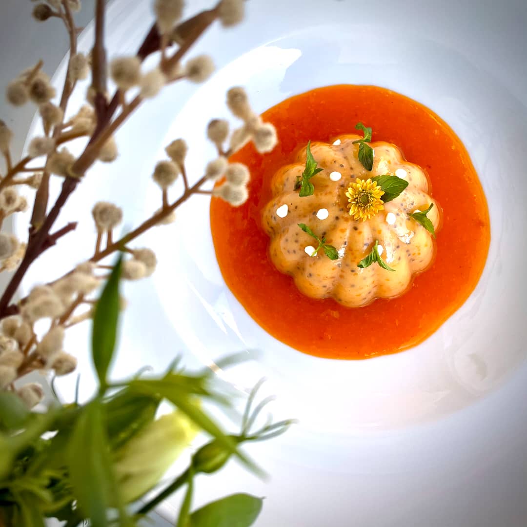 دسرخرمالو ژلاتینی